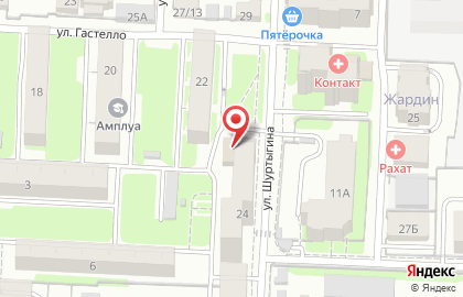 Банкомат ИК банк на улице Шуртыгина на карте
