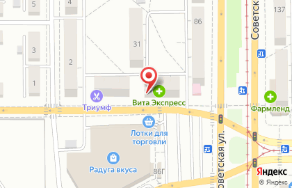 Зоомагазин Матильда в Правобережном районе на карте