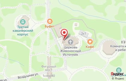 Храм иконы Божией Матери Живоносный Источник в Царицыно на карте