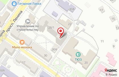ОАО АКБ РОСБАНК на проспекте Ленина на карте
