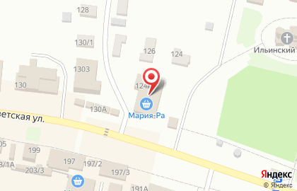 Супермаркет Мария-Ра на Советской улице на карте