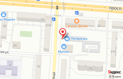 Магазин овощей и фруктов на улице Гольца на карте