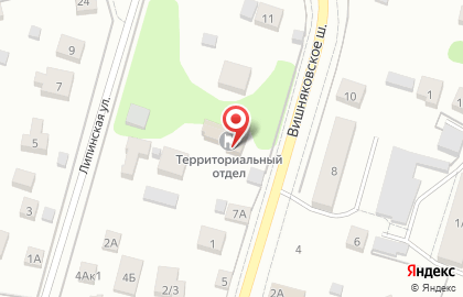 Территориальный отдел на карте