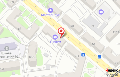Художественная мастерская на улице Красина на карте
