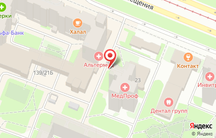 Копицентр и фотоуслуга OQ на метро Проспект Просвещения на карте