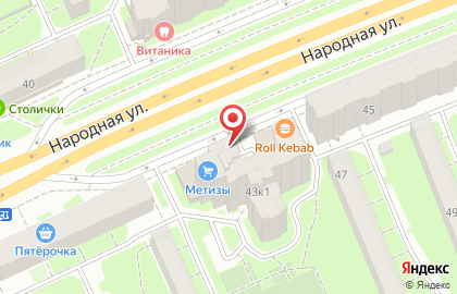 Банк ВТБ на метро Ломоносовская на карте