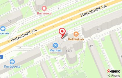 Банк ВТБ на метро Ломоносовская на карте