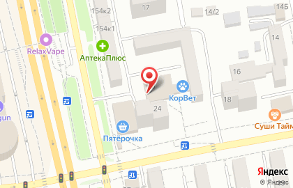 Парикмахерская Красуля на улице Железнякова на карте