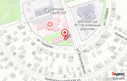 ОАО Банкомат, Балтийский Банк на улице Гайдара на карте