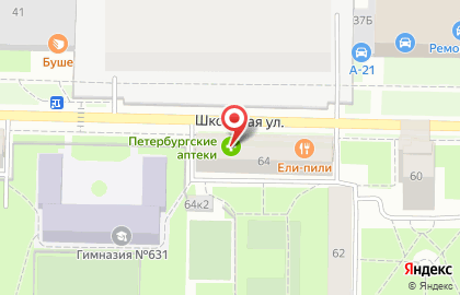 Петербургские аптеки в Санкт-Петербурге на карте
