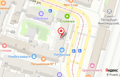 Цветочный салон на площади Ленина на карте
