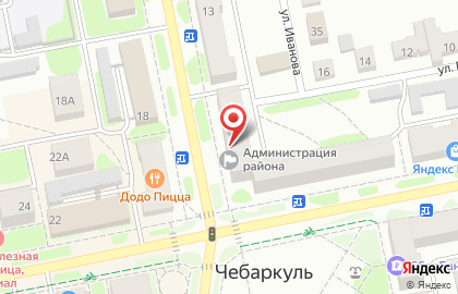 Администрация Чебаркульского муниципального района на карте