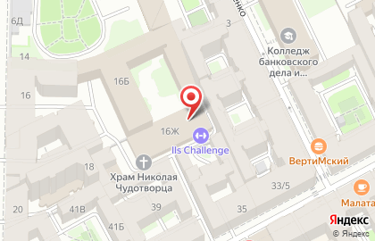 Фитнес-клуб ILS CHALLENGE на Казанской улице на карте