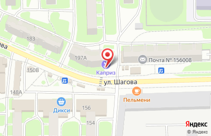 Киоск по продаже мясной продукции Мясная Ярмарка в Костроме на карте