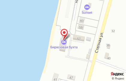 Отель "Бирюзовая бухта" на карте