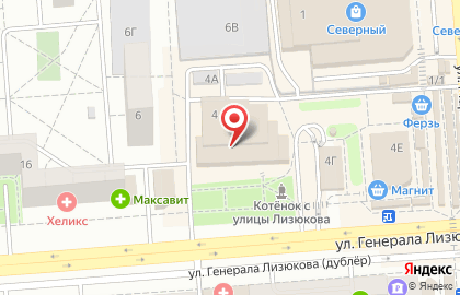 DNS на улице Генерала Лизюкова на карте