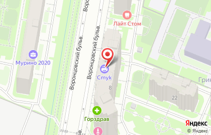 Зоомагазин Лапочка на Воронцовском бульваре на карте