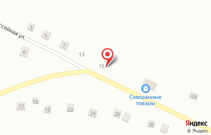 Продуктовый магазин в Новосибирске на карте