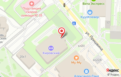Спорткомплекс Кировский на карте