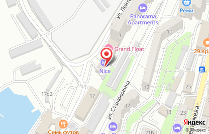Nice hostel на улице Станюковича на карте