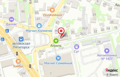 Ключ сервис на улице Бунимовича на карте