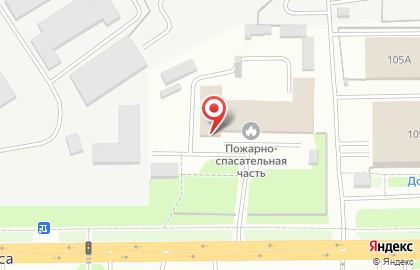 Специализированная пожарно-спасательная часть на улице Щорса на карте