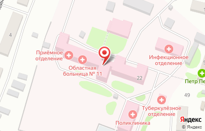 Рп. Голышманово Омутинская районная больница на карте