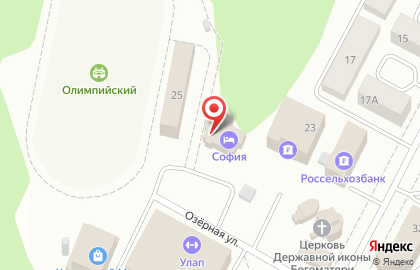 Отель София на Советской улице на карте
