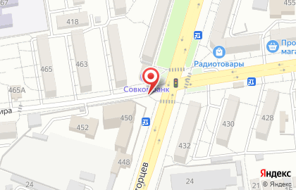 Иней на улице Мира на карте