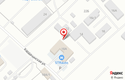 Специализированный центр по кузовному ремонту СТУДИЯ 500 в Советском районе на карте
