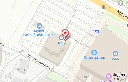 Школа танцев Губернского бала на Московском шоссе на карте