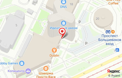Кафе-пекарня Наш хлеб на проспекте Большевиков на карте