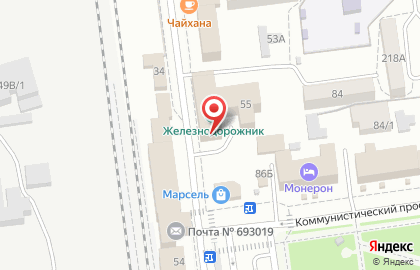 Фитнес-клуб СахФит на Вокзальной улице на карте