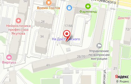 Автостоянка в Казани на карте