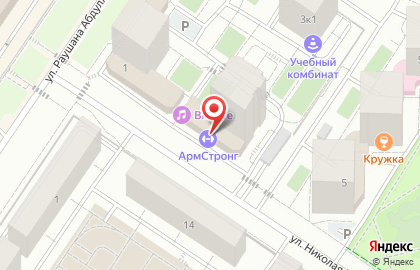 Фитнес-бар gym bar на улице Николая Зелинского на карте