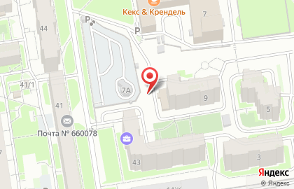 Частный детский сад Маленькая страна в Афонтовском переулке на карте