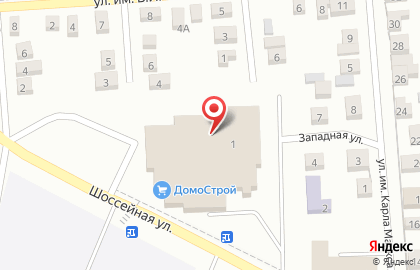 Магазин строительно-отделочных материалов Домострой в Челябинске на карте