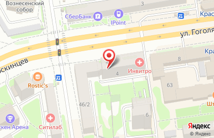 Ювелирный магазин Русский Ювелир на Красном проспекте на карте