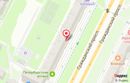 Фирменный магазин Море чая на Гражданском проспекте на карте