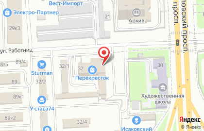 Торговый дом Пораблок на Свердловском проспекте на карте