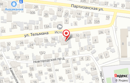 Магазин Фасоль на улице Тельмана на карте
