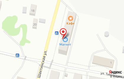 Супермаркет Магнит на Шахтинской улице на карте