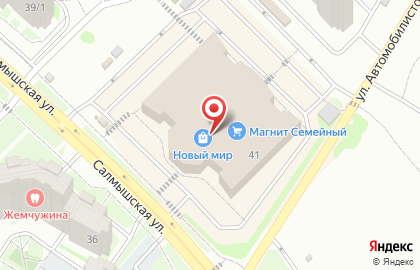 Оператор связи МегаФон в Дзержинском районе на карте