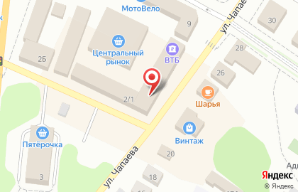 Салон связи МегаФон на улице Чапаева на карте