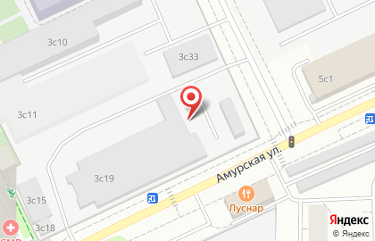 Торгово-производственная компания Стройинжбетон на Амурской улице на карте
