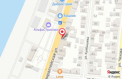 Компания Oracs на Адмиралтейской улице на карте