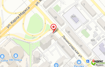Торговый центр Ленинградский на улице Ленинградской на карте