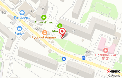 Киоск по продаже печатной продукции, Советский район на улице 232 Стрелковой дивизии на карте