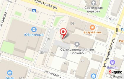 Банкомат ВТБ в Ярославле на карте