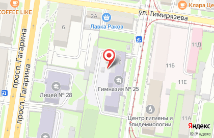 МБОУ гимназия имени А.С. Пушкина на карте